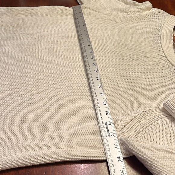 Boden Off White Knit Boat Neck Sweater Size 16 - Picture 6 of 7